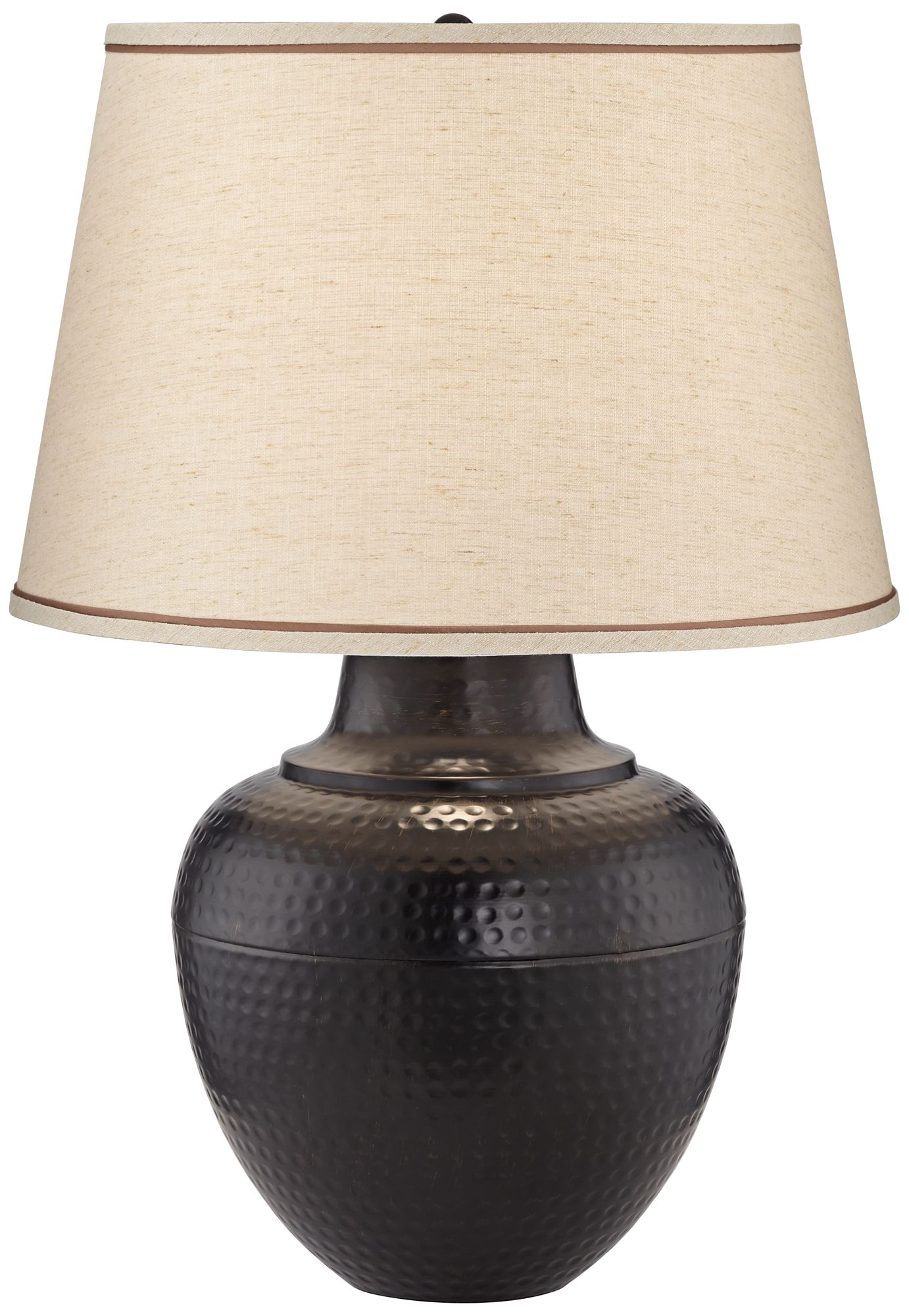 hammered table lamp