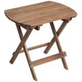 Monterey 20&quot; Wide Natural Wood Outdoor Side Table