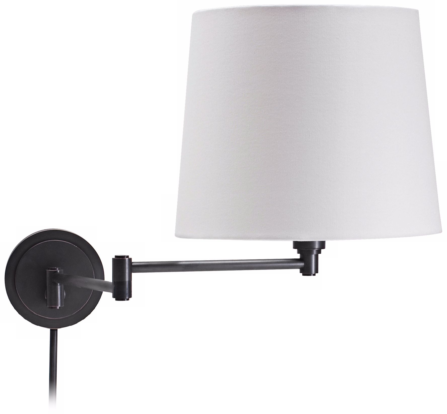 House of Troy Town Bronze Swing Arm Wall Lamp