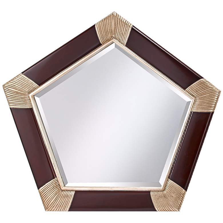 Feiss Penelope 41 3/4&quot; Wide Pentagon Wall Mirror
