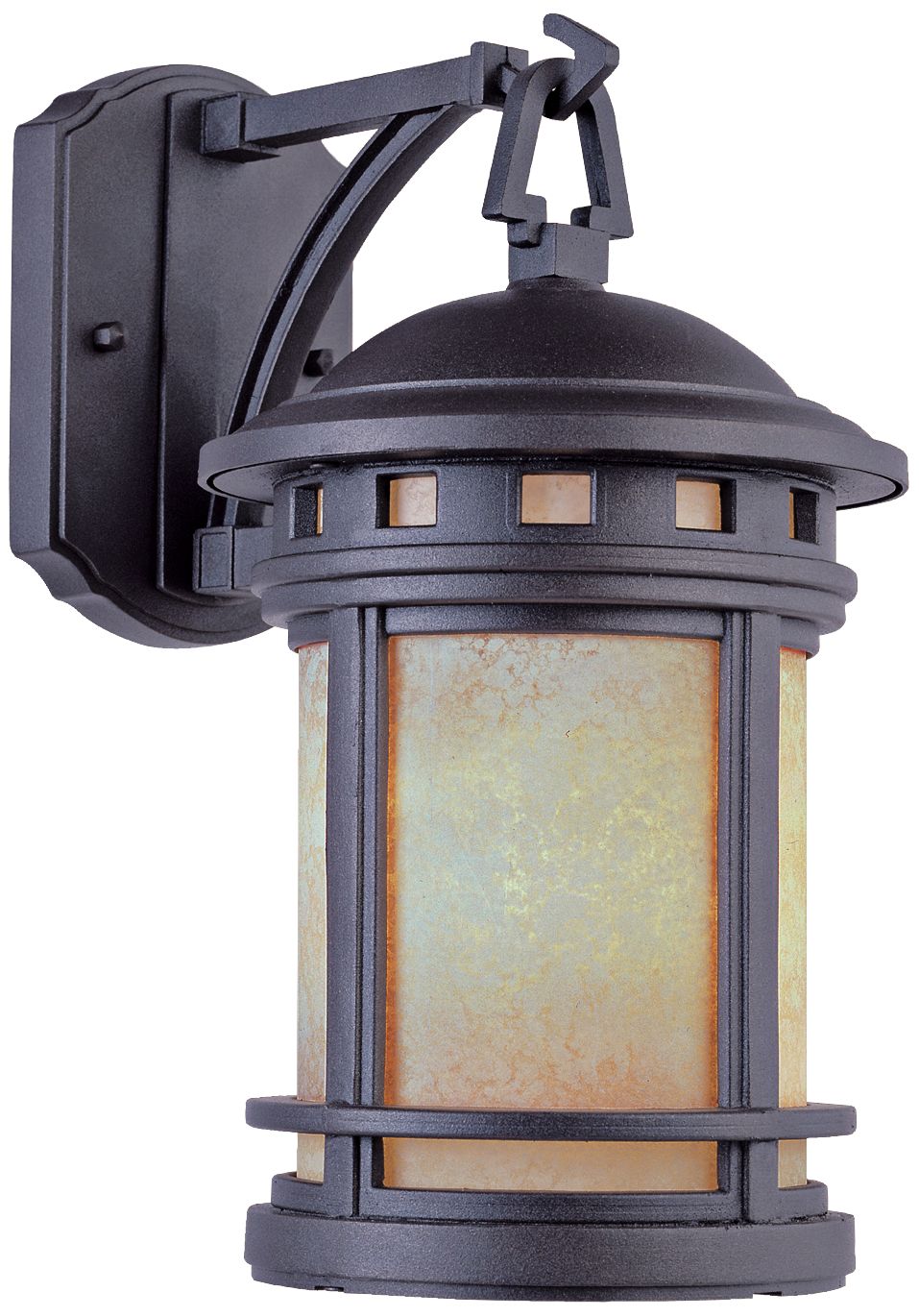 Sedona 20" High Amber Glass Bronze Outdoor Wall Light