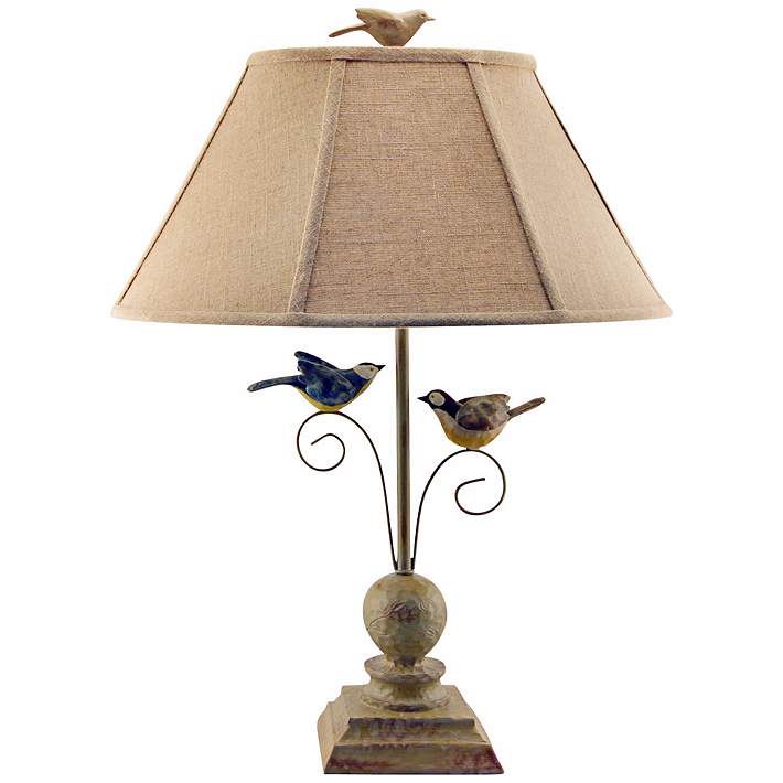 High Bird Table Lamp X6434 Lamps Plus, Table Lamps With Birds On Them