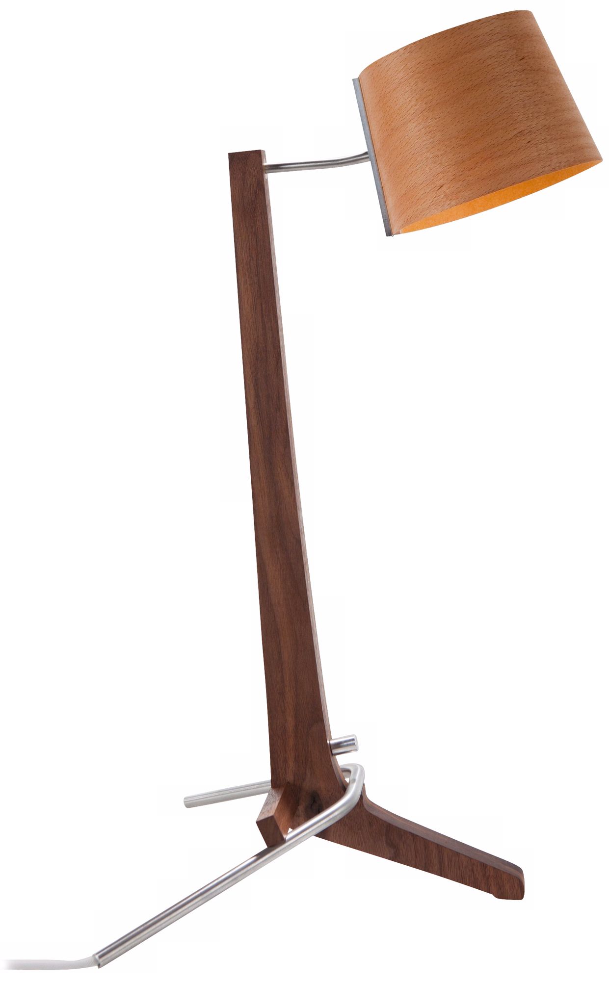 Cerno Silva Oiled Walnut and Beech LED Desk Lamp
