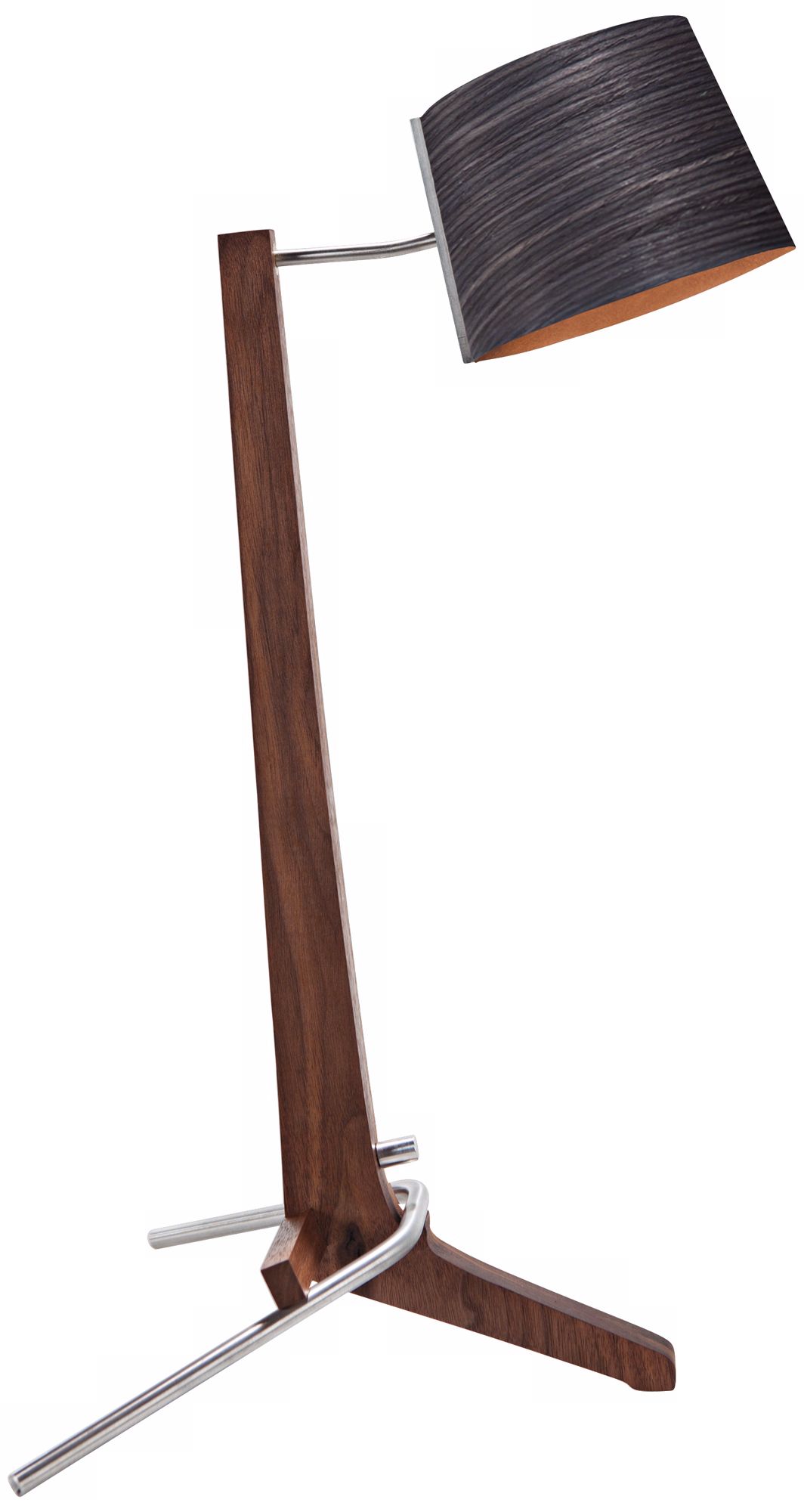 Cerno Silva Oiled Walnut and Ebony LED Table Lamp