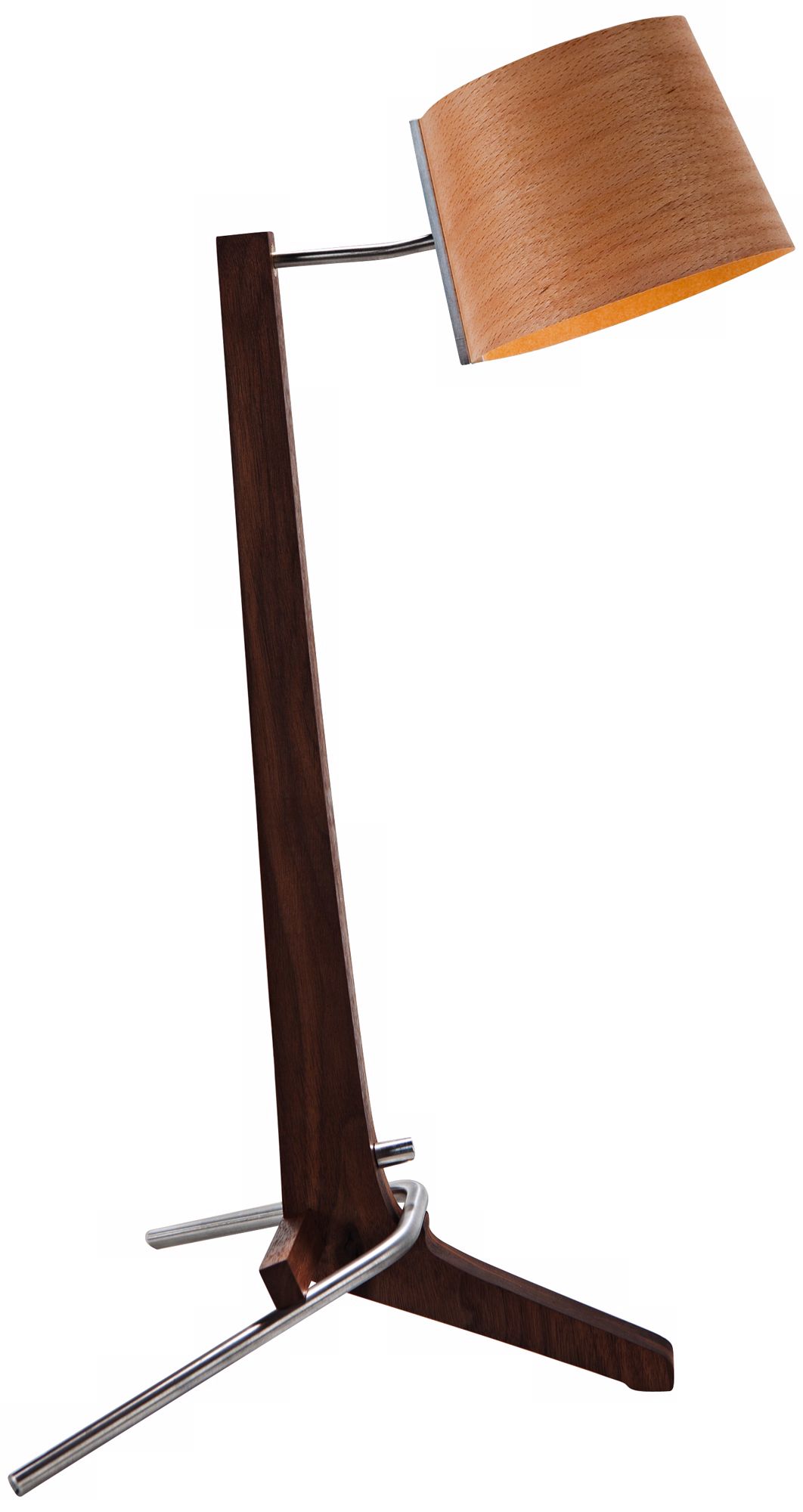 Cerno Silva Black Walnut and Beech LED Table Lamp