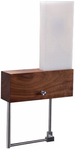 Cerno Cubo Right-Hand Hardwire 9" Wide LED Wall Sconce