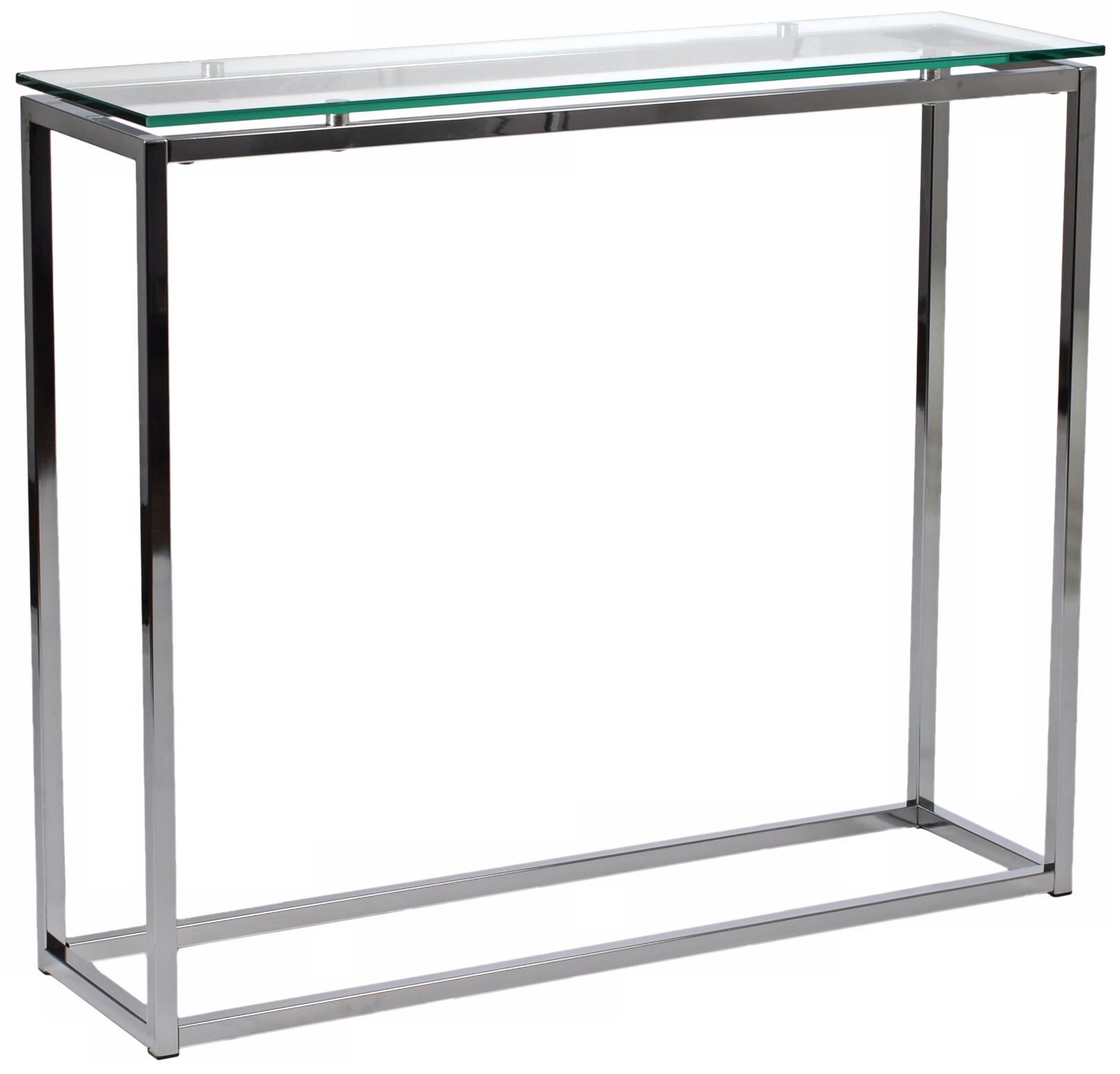 Sandor 36" Wide Clear Glass Modern Console Table