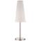 Snippet Brushed Nickel Table Lamp