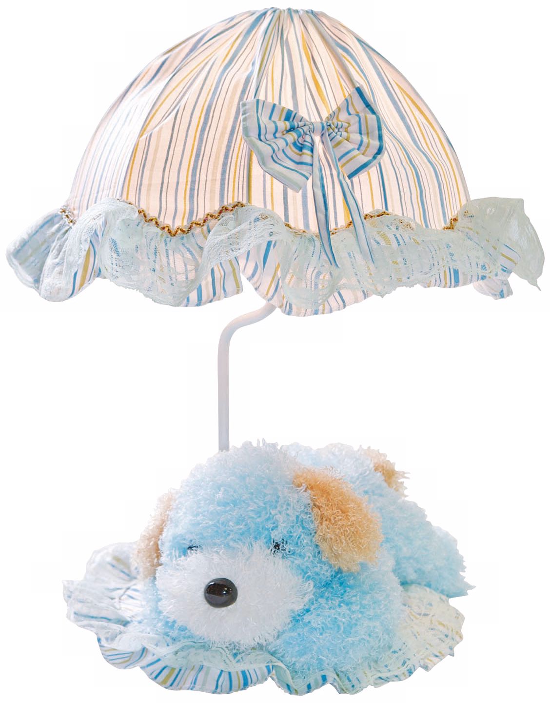 Lite Source Puppy Poof Blue Accent Lamp