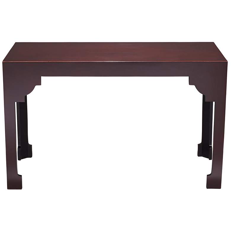 Dahlia Collection Brown Wood Sofa Table