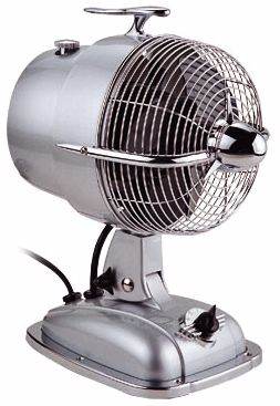 9 1/2" Wide Urbanjet Sonic Silver Table Fan