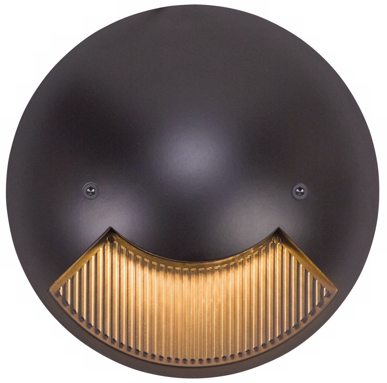 Bronze Aluminum 6" Wide LED Round Outdoor Step Light