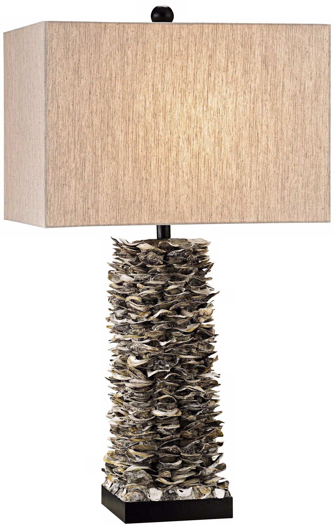 oyster shell table lamp