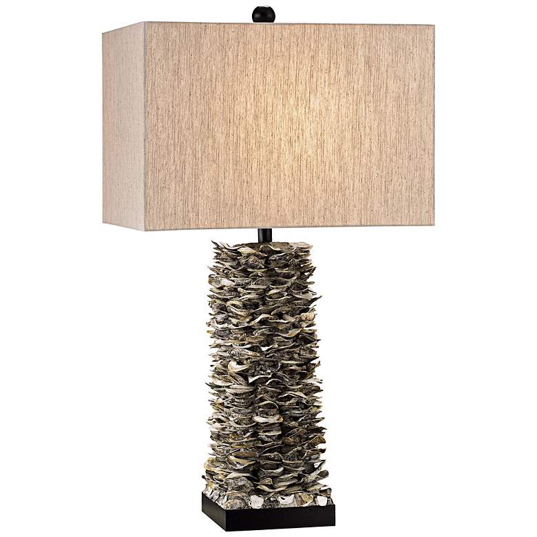 Currey and Company Villamare Oyster Shell Table Lamp