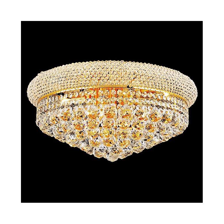 Image 1 Primo 10-Light  Royal Cut Crystal and Gold Ceiling Light