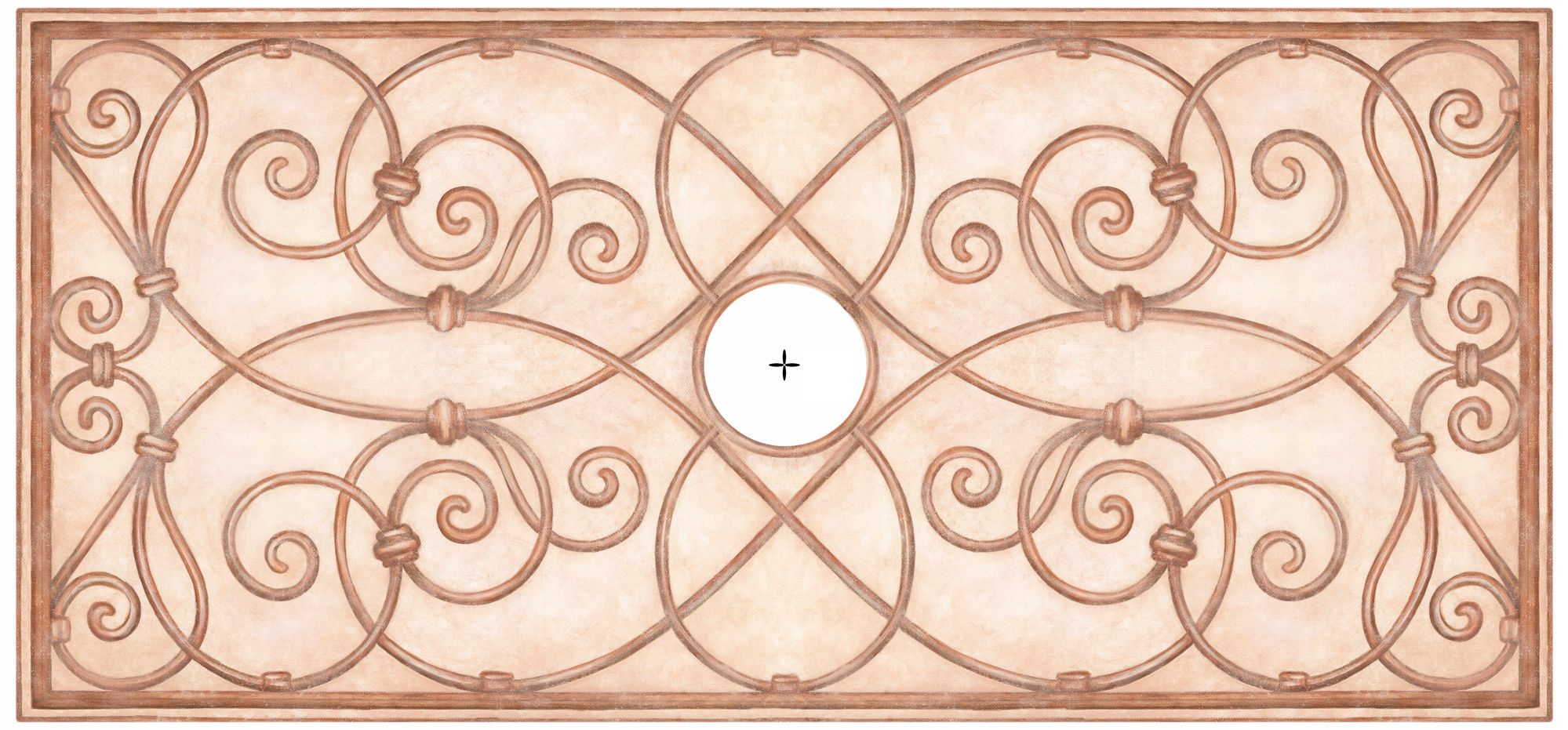 Jardin Light 36" Wide Repositionable Ceiling Medallion