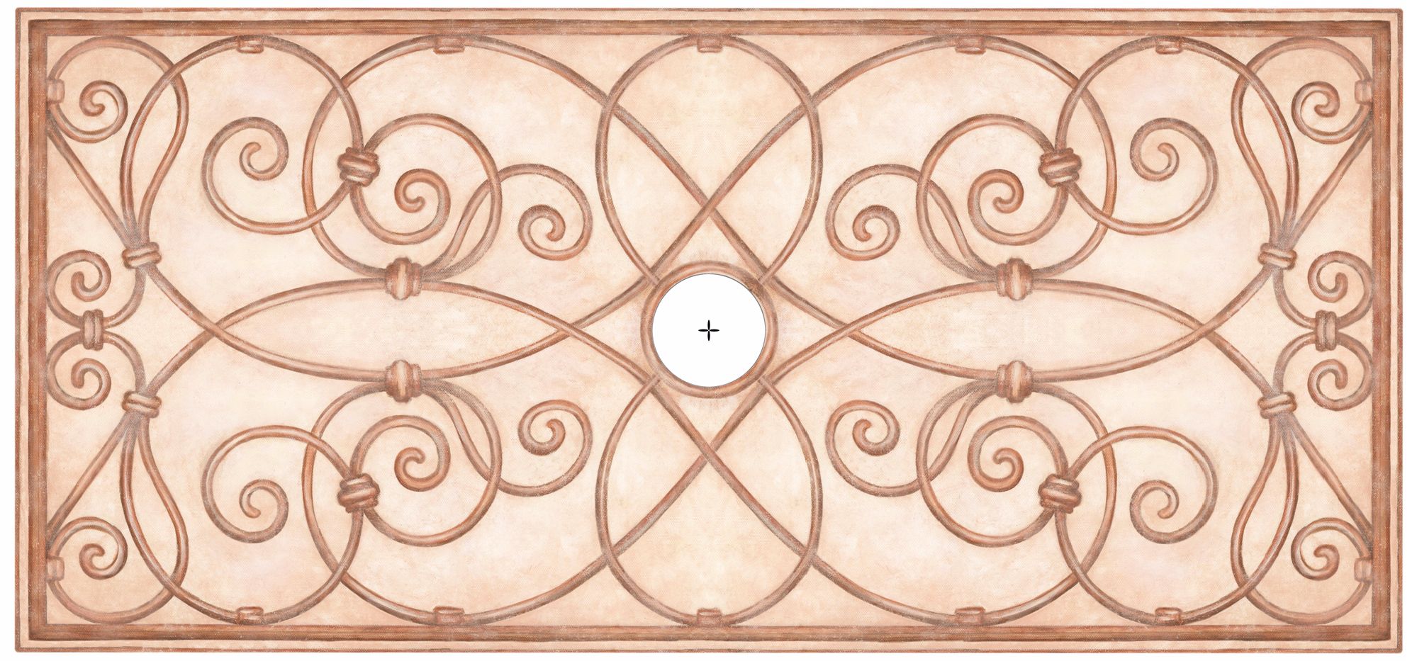 Jardin Light 48" Wide Repositionable Ceiling Medallion - # ...