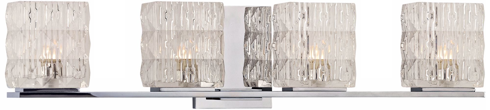 Torrington 26" Wide Polished Chrome Bath Light