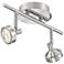 Tilden 2-Light Dimmable LED Brushed Nickel Track Fixture by Pro-Track