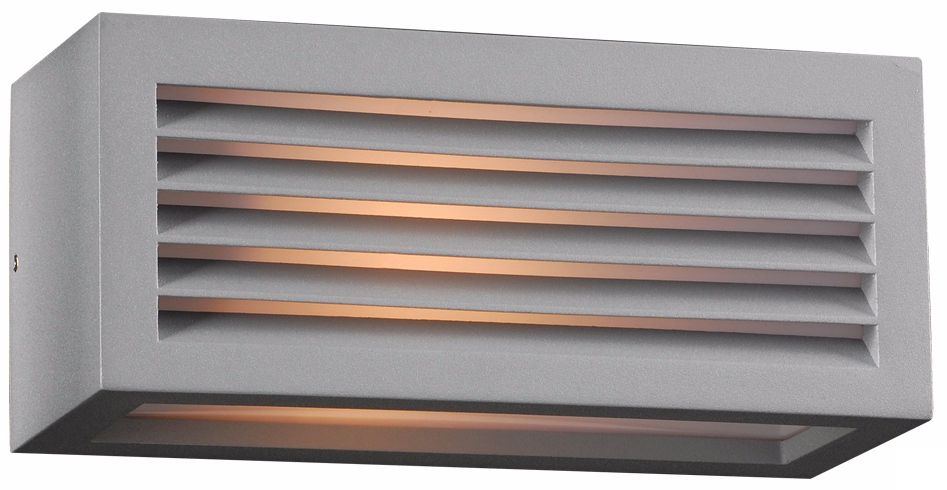 Madrid 10" Wide Silver Outdoor Wall Light