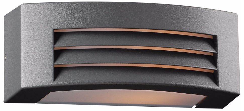 Luciano 11 1/2" Wide Bronze Graphite Outdoor Wall Light