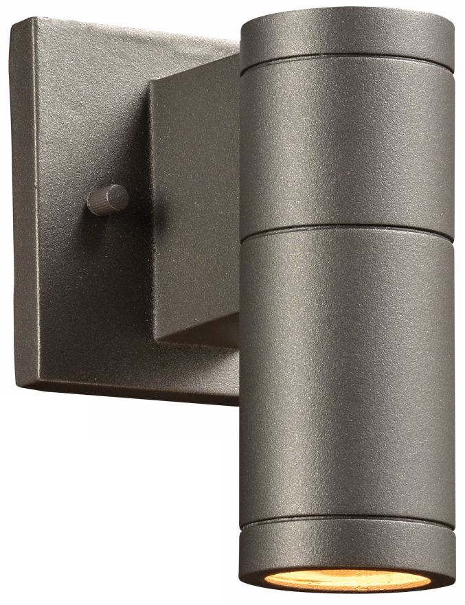 Troll-I 7 1/2" High Bronze Outdoor Wall Light