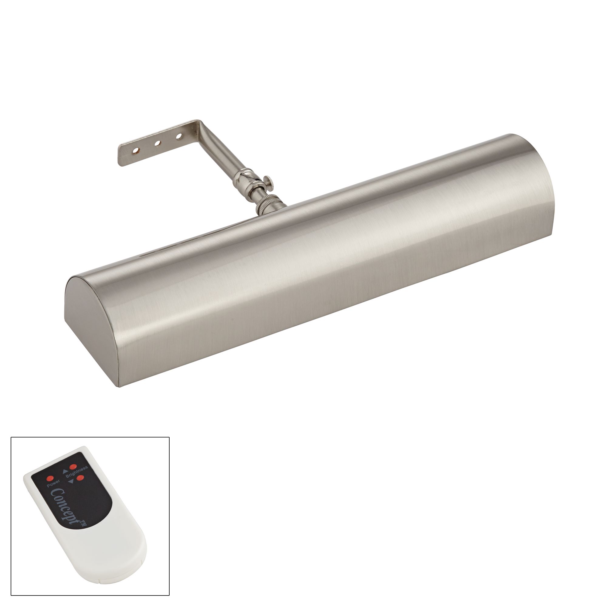 Concept Lighting Concept Cordless Battery Powered Led Picture Light In Gray