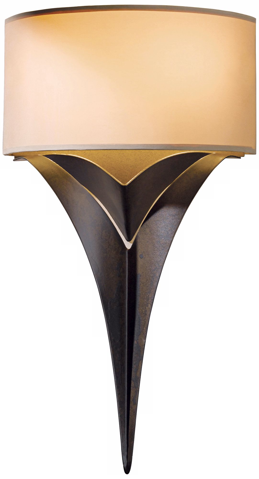Hubbardton Forge Calla 18" High Bronze Wall Sconce