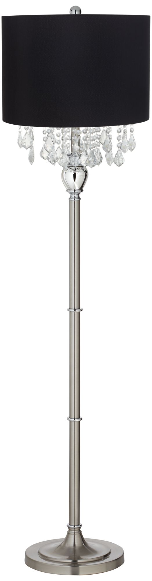 Black Lamp Shade With Crystals