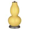 Daffodil Linen Drum Shade Double Gourd Table Lamp