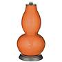 Celosia Orange Double Gourd Table Lamp