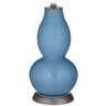 Secure Blue Double Gourd Table Lamp