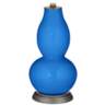 Royal Blue Double Gourd Table Lamp