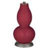 Antique Red Double Gourd Table Lamp